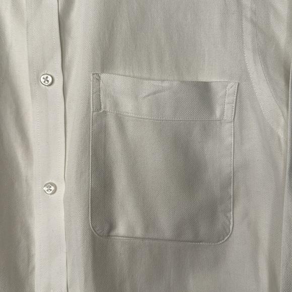 Tommy Hilfiger Slim Fit Button Down Shirt Mens Size 15 White - Picture 4 of 5